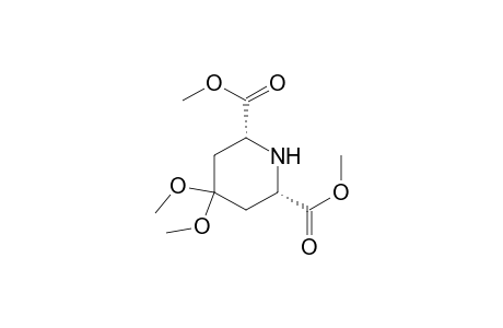 2,6-Piperidinedicarboxylic acid, 4,4-dimethoxy-, dimethyl ester, cis-