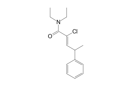 (Z)-2-Chloro-N,N-diethyl-4-phenyl-pent-2-enamide