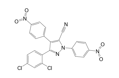 3-(2',4'-Dichlorophenyl)-1,4-bis(p-nitrophenyl)-1H-pyrazole-5-carbonitrile