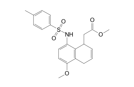 1-[(Methoxycarbonyl)methyl]-5-methoxy-8-(tosylamino)-1,4-dihydronaphthalene