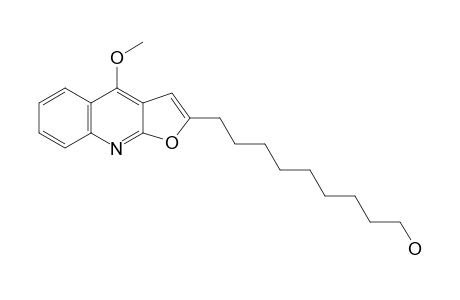 4-METHOXYFURO-[2,3-B]-QUINOLINE-2-NONANOL