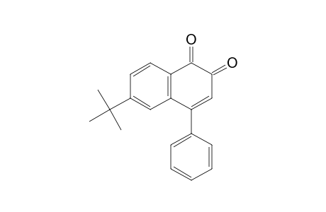 1,2-Naphthalenedione, 6-(1,1-dimethylethyl)-4-phenyl-