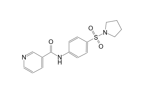 3-pyridinecarboxamide, N-[4-(1-pyrrolidinylsulfonyl)phenyl]-