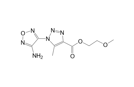 1-(4-Amino-furazan-3-yl)-5-methyl-1H-[1,2,3]triazole-4-carboxylic acid 2-methoxy-ethyl ester