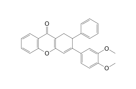 3-(3,4-Dimethoxyphenyl)-2-phenyl-1,2-dihydro-xanthen-9-one