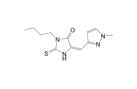 (5E)-3-butyl-5-[(1-methyl-1H-pyrazol-3-yl)methylene]-2-thioxo-4-imidazolidinone