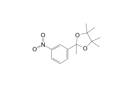 2,4,4,5,5-Pentamethyl-2-(3-nitrophenyl)-1,3-dioxolane