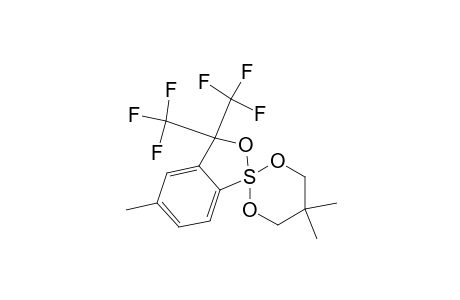 Spiro[3H-2,1-benzoxathiole-1,2'-[1,3,2]dioxathiane], 5,5',5'-trimethyl-3,3-bis(trifluoromethyl)-