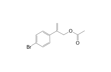 2-(4-bromophenyl)prop-2-en-1-yl acetate