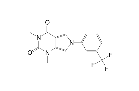 1,3-dimethyl-6-[3-(trifluoromethyl)phenyl]-1H-pyrrolo[3,4-d]pyrimidine-2,4(3H,6H)-dione