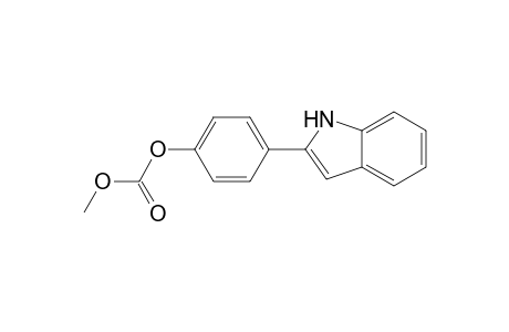 4-(1H-Indol-2-yl)phenyl methyl carbonate