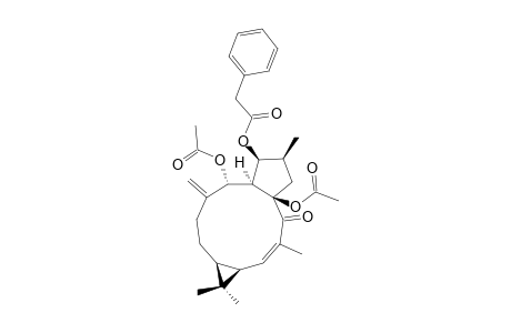 LATHYRO-3-PHENYLACETATE-5,15-DIACETATE;DESOXY-EUPHORBIA-FACTOR-L1