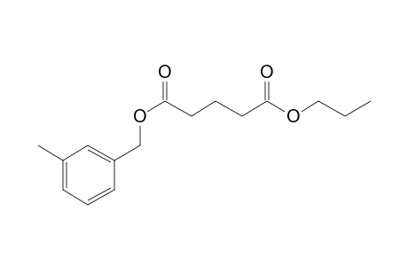 Glutaric acid, 3-methylbenzyl propyl ester