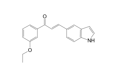 (E)-1-(3-Ethoxyphenyl)-3-(1H-indol-5-yl)-2-propen-1-one