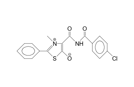 1-Methyl-2-phenyl-4-hydroxy-5-(4-chloro-benzoylaminocarbonyl)-thiazole