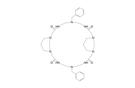 7,23-Dibenzyl-3,11,19,27-tetraoxo-1,4,7,10,13,17,20,23,26,29-decaazatricyclo[27.3.2.2(13,17)]hexatriacontane