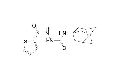 N-(1-adamantyl)-2-(2-thienylcarbonyl)hydrazinecarboxamide