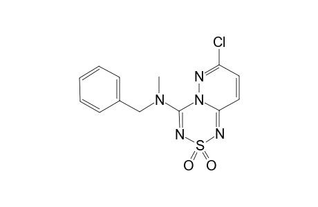 7-Chloro-4-(N-benzyl-N-methylamino)-2,2-dioxo-2H-2-.lambda(6).-H-pyridazo[3,2-c]-(1,2,4,6)-thiatriazine