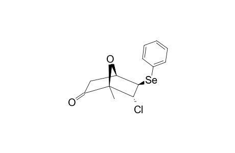 (1RS,4SR,5SR,6SR)-6-ENDO-CHLORO-1-METHYL-5-EXO-(PHENYLSELENYL)-7-OXA-BICYCLO-[2.2.1]-HEPTAN-2-ONE