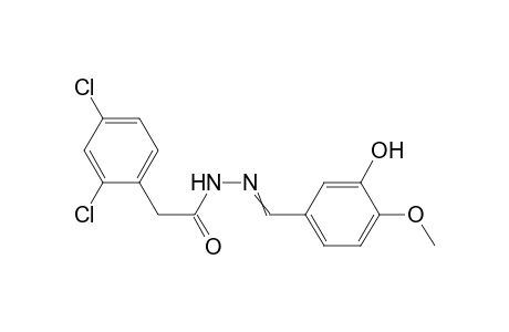 N'-(3-Hydroxy-4-methoxybenzylidene)-2-(2,4-dichlorophenyl)acetohydrazide