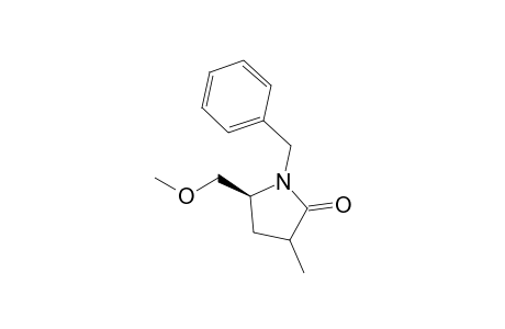 (5S)-1-Benzyl-5-methoxymethyl-3-methyl-2-pyrrolidinone