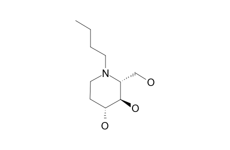N-BUTYL-D-FAGOMINE;(2R,3R,4R)-N-BUTYL-2-HYDROXYMETHYLPIPERIDINE-3,4-DIOL