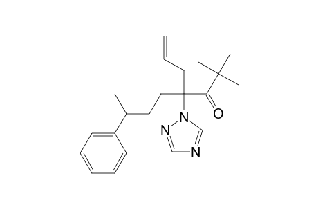 3-Octanone, 2,2-dimethyl-7-phenyl-4-(2-propenyl)-4-(1H-1,2,4-triazol-1-yl)-
