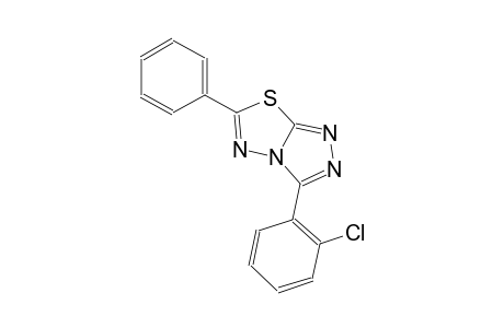 3-(2-chlorophenyl)-6-phenyl[1,2,4]triazolo[3,4-b][1,3,4]thiadiazole