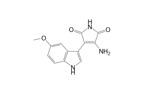 3-Amino-4-(5'-methoxy-3'-indolyl0pyrroline-2,5-dione
