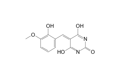 5-(2-hydroxy-3-methoxybenzylidene)barbituric acid