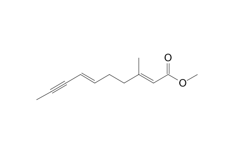 3-Methyldeca-2,6-dien-8-ynoic acid methyl ester