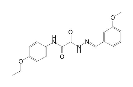 acetic acid, [(4-ethoxyphenyl)amino]oxo-, 2-[(E)-(3-methoxyphenyl)methylidene]hydrazide