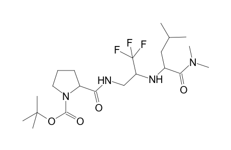 2-[2'-(1"-<Butoxycarbonyl>pyrrolidin-2"-ylcarbonylamino)-1'-(trifluoromethyl)ethylamino]-4-methyl-N,N-dimethylpentanamide