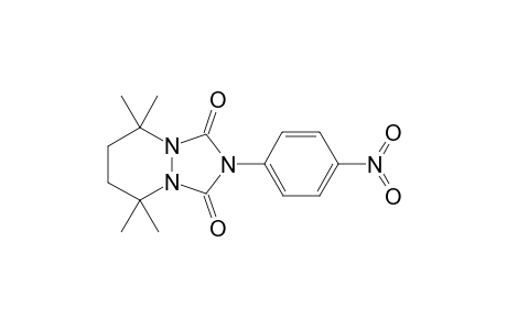 2,2,5,5-Tetramethyl-8-p-nitrophenyl-1,6,8-trizabicyclo[4.3.0]nonane-7,9-dione