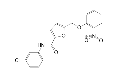 N-(3-chlorophenyl)-5-[(2-nitrophenoxy)methyl]-2-furamide