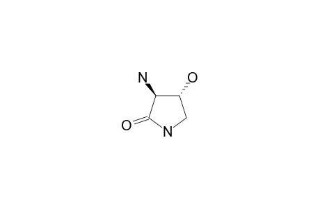 (3S,4R)-3-amino-4-hydroxy-2-pyrrolidone