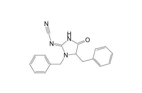 Cyanamide, [4,5-dihydro-5-oxo-1,4-bis(phenylmethyl)-1H-imidazol-2-yl]-, (.+-.)-