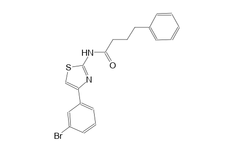 N-[4-(3-bromophenyl)-1,3-thiazol-2-yl]-4-phenylbutanamide
