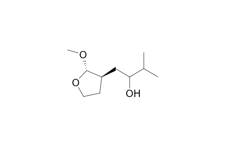 3-Furanethanol, tetrahydro-2-methoxy-.alpha.-(1-methylethyl)-, [2.alpha.,3.beta.(S*)]-