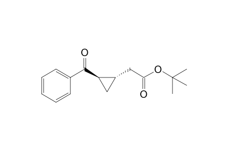 trans-(+-)-tert-Butyl 2-(2-benzoylcyclopropyl)acetate