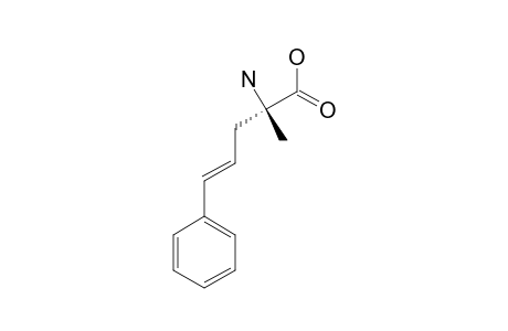(2R,4E)-2-AMINO-2-METHYL-5-PHENYLPENT-4-ENOIC-ACID