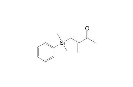 3-Dimethyl(phenyl)silylmethylbut-3-en-2-one