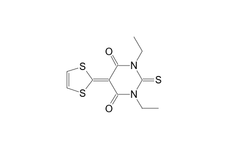 1,3-Diethyl-5-(1,3-dithiol-2-ylidene)-2-thiobarbituric acid