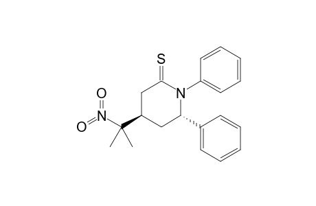 trans-1,6-Diphenyl-4-(1-methyl-1-nitroethyl)piperidine-2-thione