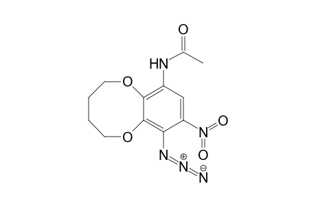 N-(7-azido-8-nitro-2,3,4,5-tetrahydro-1,6-benzodioxocin-10-yl)acetamide