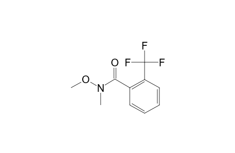 2-TRIFLUOROMETHYL-N-METHOXY-N-METHYL-BENZAMIDE