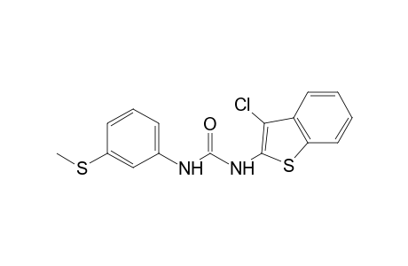 1-(3-chlorobenzo[b]thien-2-yl)-3-[m-(methylthio)phenyl]urea