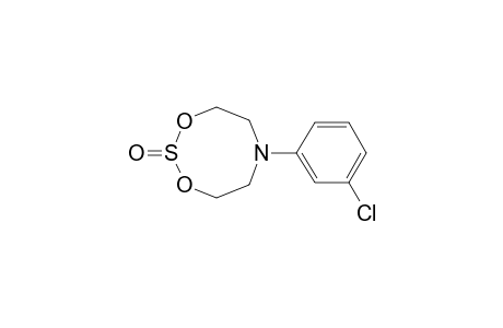 6-(3-chlorophenyl)-1,3,2,6-dioxathiazocane 2-oxide