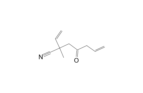 6-Heptenenitrile, 2-ethenyl-2-methyl-4-oxo-