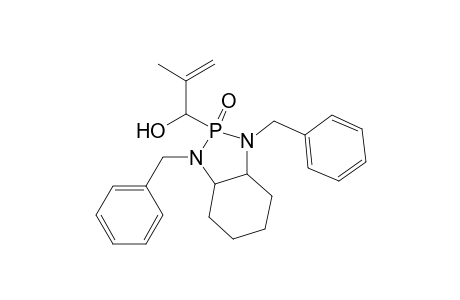 2-(1'-Hydroxy-2'-methylprop-2'-enyl)-2,3,3a,4,5,6,7,7a-octahydro-1,3-dibenzyl-1H-1,3,2-benzodiazaphosphole 2-Oxide